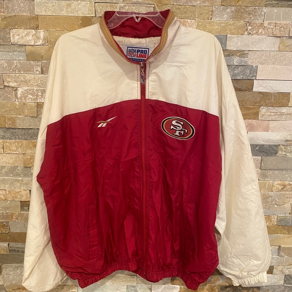 Reebok 49ers Windbreaker Proline